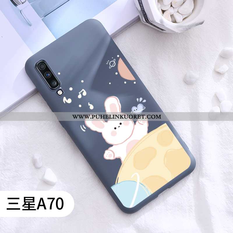 Kuori, Kuoret Samsung Galaxy A70 Pesty Suede Luova All Inclusive Suuntaus Rakastunut Punainen