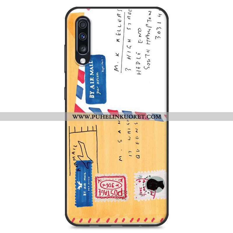 Kuori, Kuoret Samsung Galaxy A70 Ihana Suuntaus Puhelimen Kotelo Kuori Keltaiset