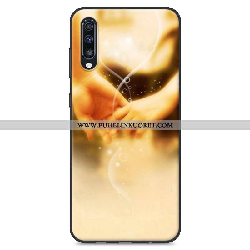 Kuori, Kuoret Samsung Galaxy A70 Ihana Suuntaus Puhelimen Kotelo Kuori Keltaiset