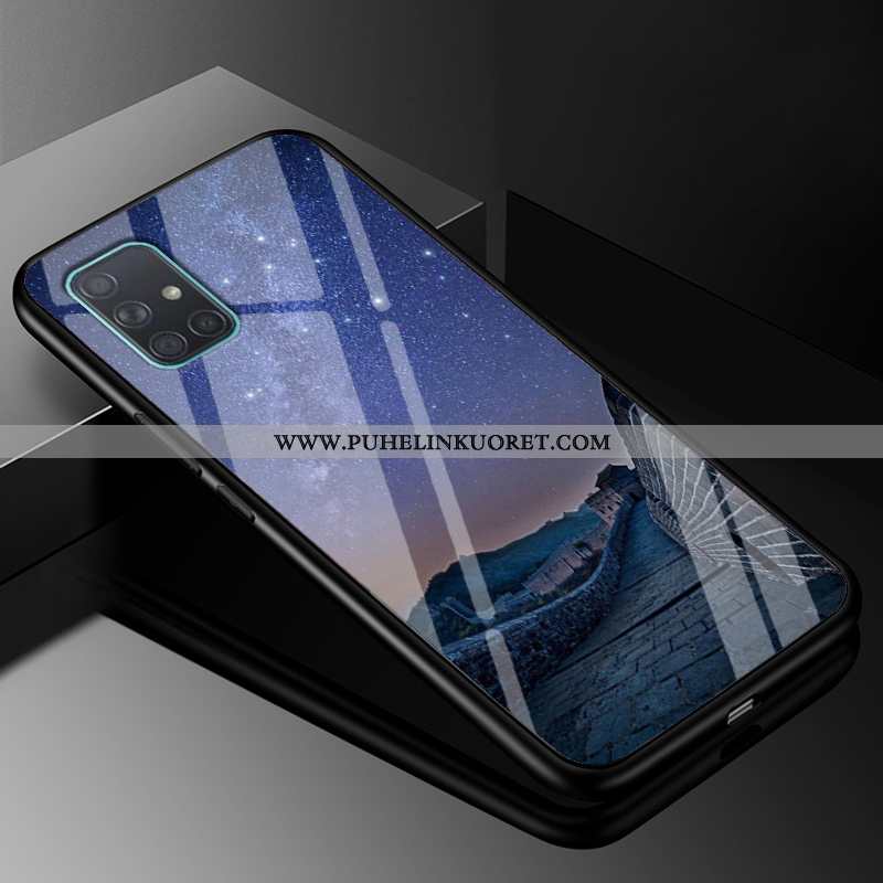 Kuoret, Kotelo Samsung Galaxy A71 Suuntaus Suojaus Tähtitaivas Violetti Kova