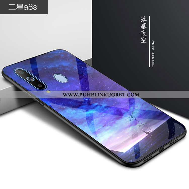 Kuoret, Kotelo Samsung Galaxy A8s Persoonallisuus Suuntaus Puhelimen Suojaus Musta Mustat