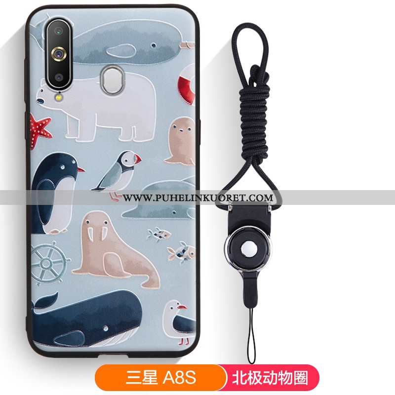 Kuori, Kuoret Samsung Galaxy A8s Pesty Suede Persoonallisuus Kuori Puhelimen Tähti Keltaiset