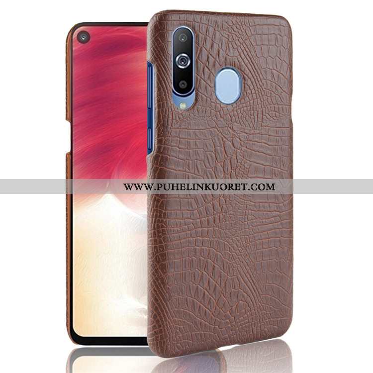 Kuori, Kuoret Samsung Galaxy A8s Kukkakuvio Liiketoiminta Murtumaton Jauhe Kotelo Pinkki