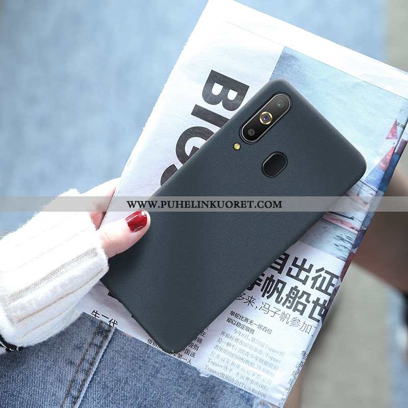 Kuori, Kuoret Samsung Galaxy A8s Suojaus Pesty Suede Kuori Punainen Kotelo