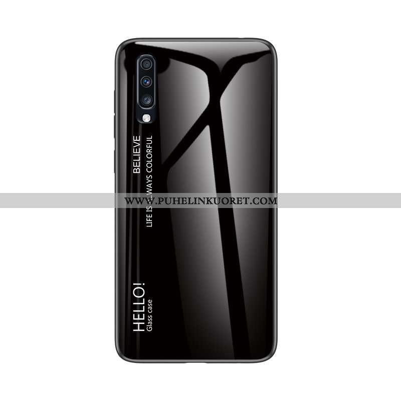 Kuoret, Kotelo Samsung Galaxy A90 5g Pehmeä Neste Valo Suojaus Murtumaton Mustat