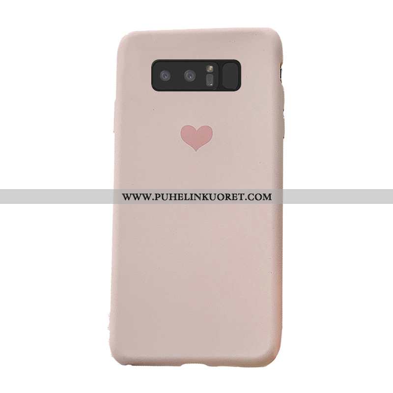 Kuori, Kuoret Samsung Galaxy Note 8 Suojaus Tila Vihreä Murtumaton Pesty Suede