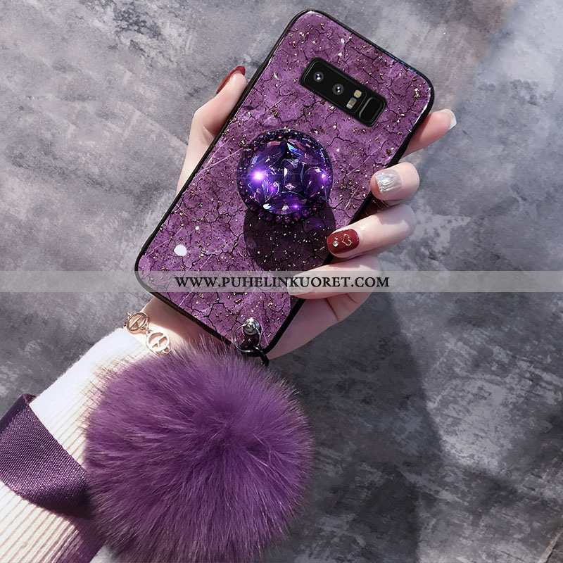 Kuori, Kuoret Samsung Galaxy Note 8 Persoonallisuus Luova Puhelimen Suojaus Net Red Violetti