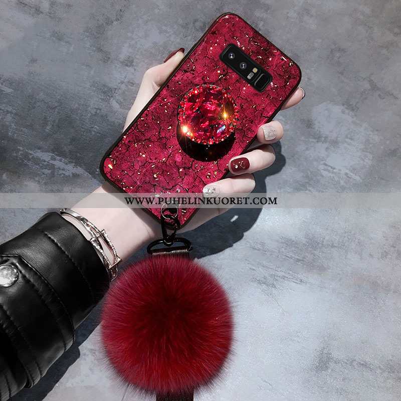 Kuori, Kuoret Samsung Galaxy Note 8 Persoonallisuus Luova Puhelimen Suojaus Net Red Violetti