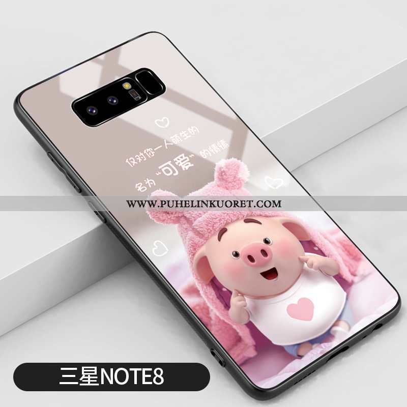 Kuoret, Kotelo Samsung Galaxy Note 8 Persoonallisuus Luova Murtumaton Jauhe Pinkki