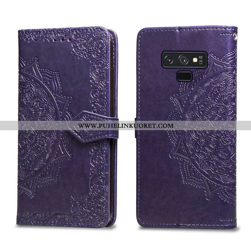 Kotelo, Kuori Samsung Galaxy Note 9 Luova Kohokuviointi Puhelimen Kortti Violetti