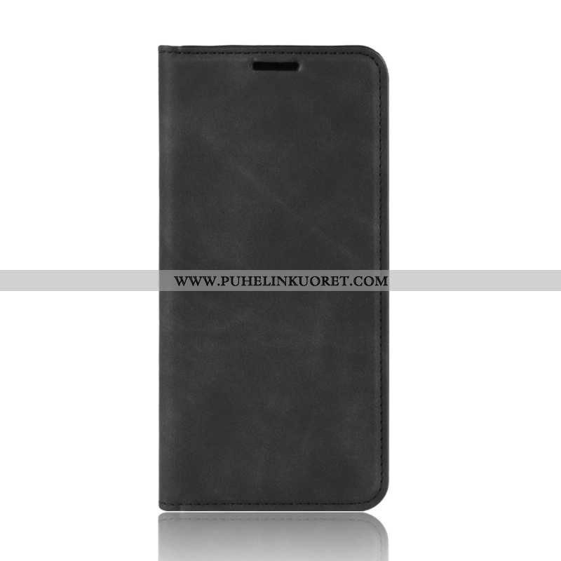 Kotelo, Kuori Samsung Galaxy Note20 Nahkakuori Kuoret Magneettinen Murtumaton Mustat