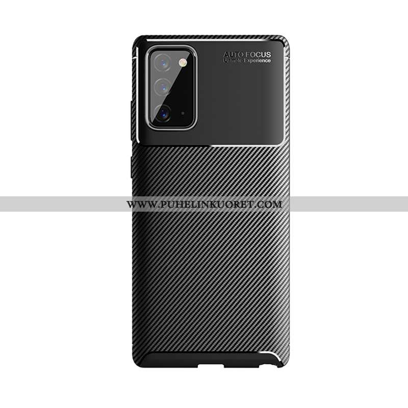 Kotelo, Kuori Samsung Galaxy Note20 Pesty Suede Suuntaus Tuki Tähti Puhelimen Mustat