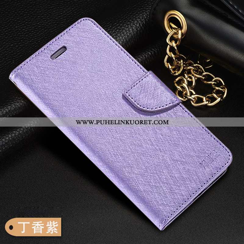 Kuori, Kuoret Samsung Galaxy Note20 Nahkakuori Kukkakuvio Mulberry Silkki Kuori Puhelimen Pinkki