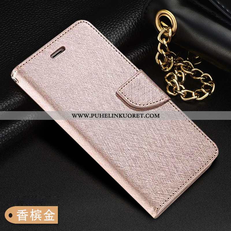 Kuori, Kuoret Samsung Galaxy Note20 Nahkakuori Kukkakuvio Mulberry Silkki Kuori Puhelimen Pinkki