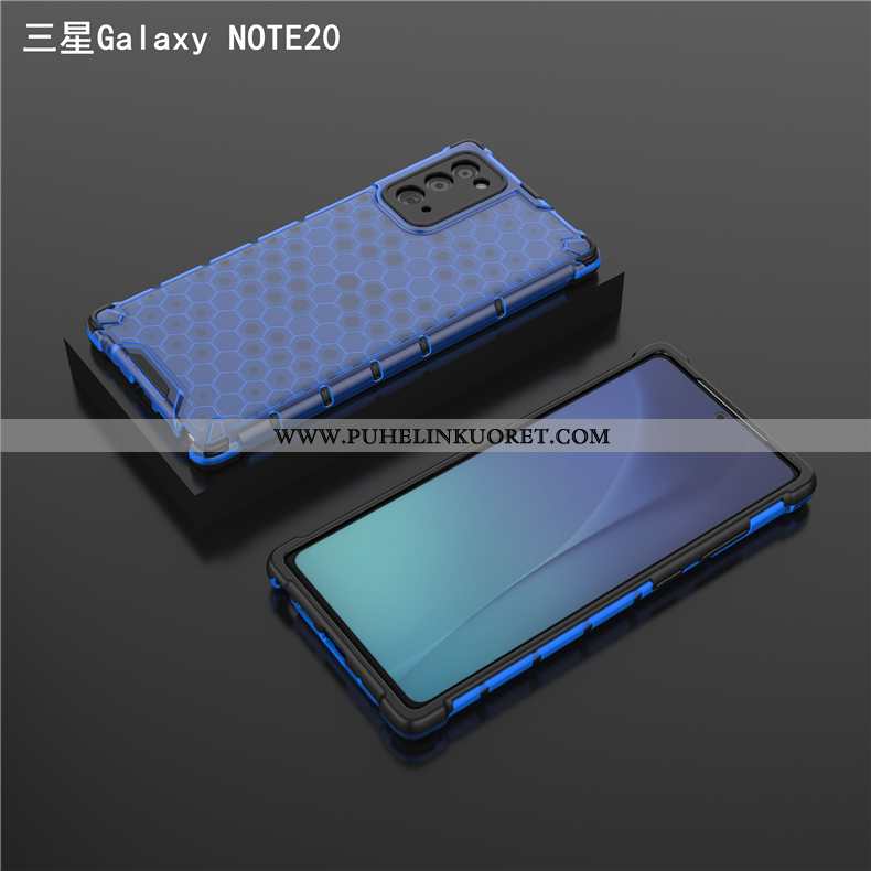Kuoret, Kotelo Samsung Galaxy Note20 Valo Suojaus Säteilevä Tähti Ultra Sininen