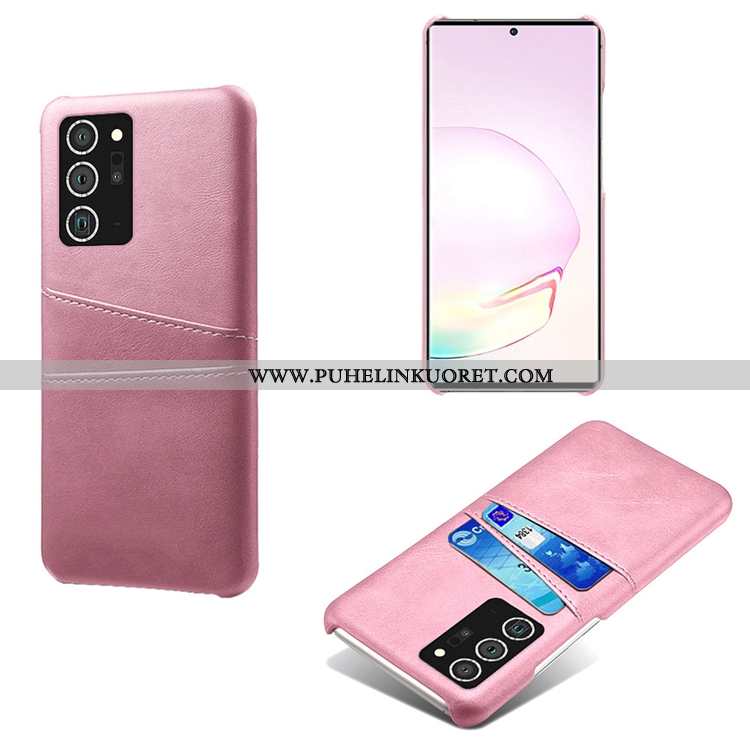 Kuori, Kuoret Samsung Galaxy Note20 Ultra Persoonallisuus Tähti Puhelimen Kuori Kortti Pinkki