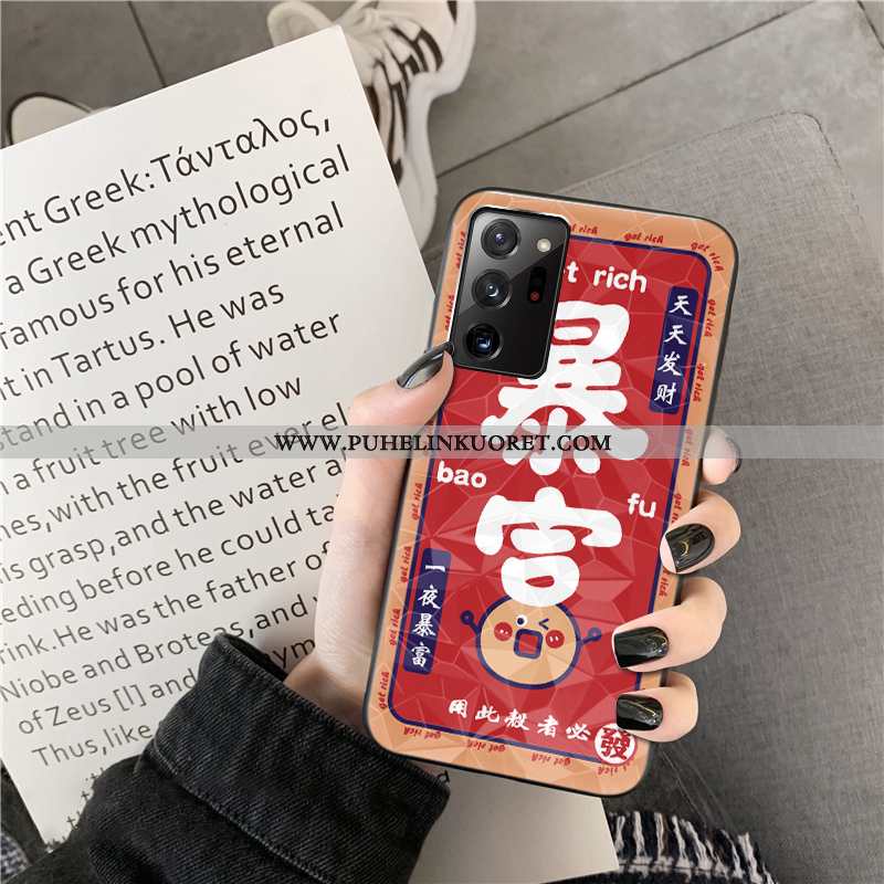 Kuori, Kuoret Samsung Galaxy Note20 Ultra Suojaus Kukkakuvio Punainen Tähti Kuori