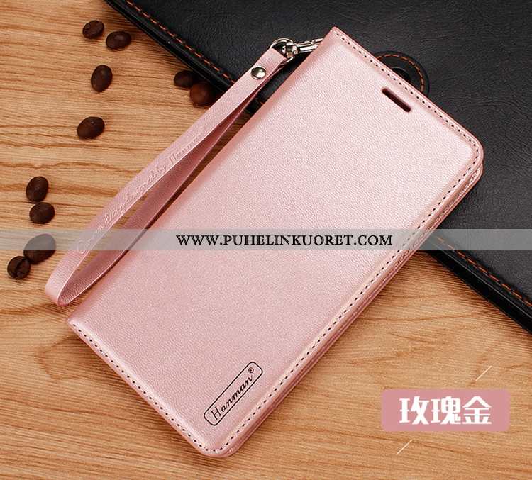 Kuori, Kuoret Samsung Galaxy Note20 Ultra Salkku Nahkakuori Simpukka Puhelimen Kuori Pinkki