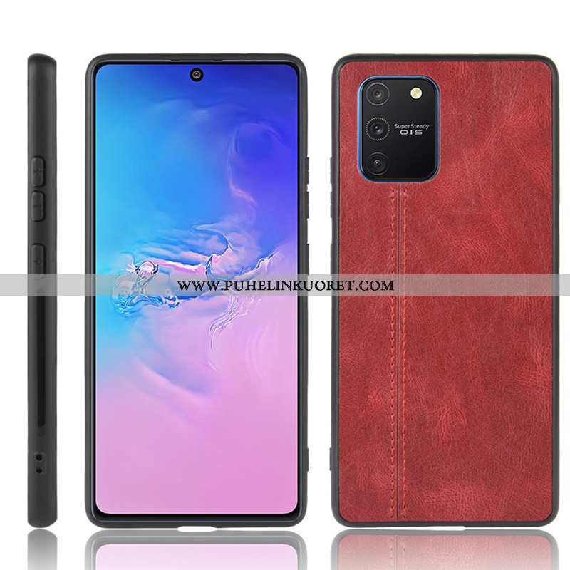 Kuori, Kuoret Samsung Galaxy S10 Lite Kukkakuvio Suojaus Kotelo Kova Puhelimen Punainen