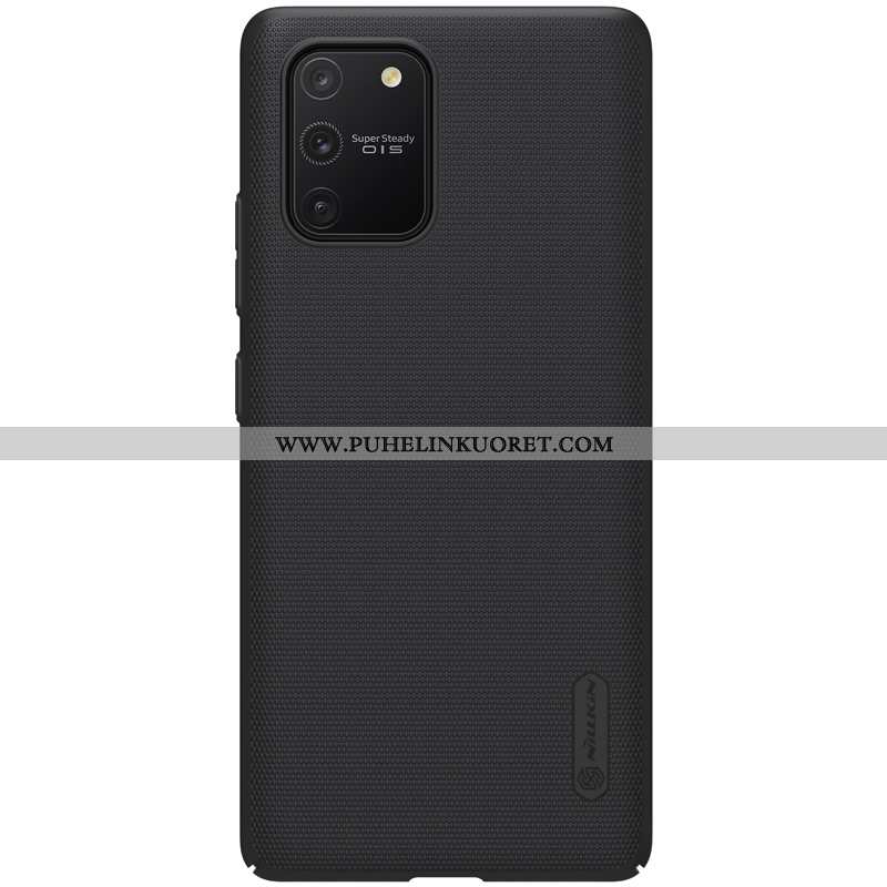 Kotelo, Kuori Samsung Galaxy S10 Lite Suojaus Pesty Suede Sininen Ultra