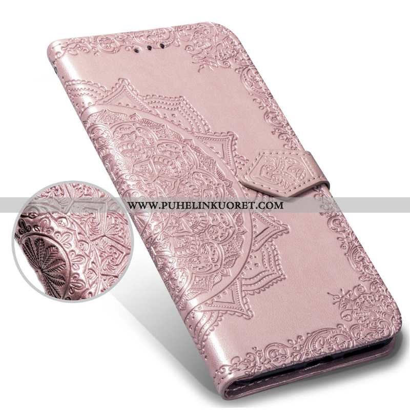 Kuoret, Kotelo Samsung Galaxy S10 Lite Silikoni Nahkakuori Murtumaton All Inclusive Kuori Pinkki