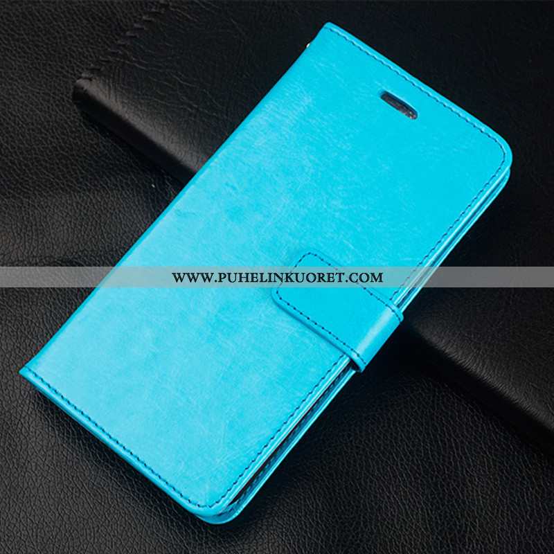 Kuori, Kuoret Samsung Galaxy S10 Lite Nahkakuori Tähti Kiinteä Väri Yksinkertainen Puhelimen Sininen