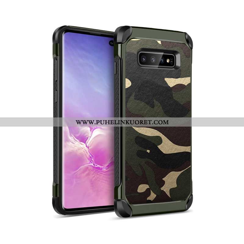 Kuori, Kuoret Samsung Galaxy S10 Suuntaus Silikonikuori Puhelimen Suupaltti Suojaus Sininen