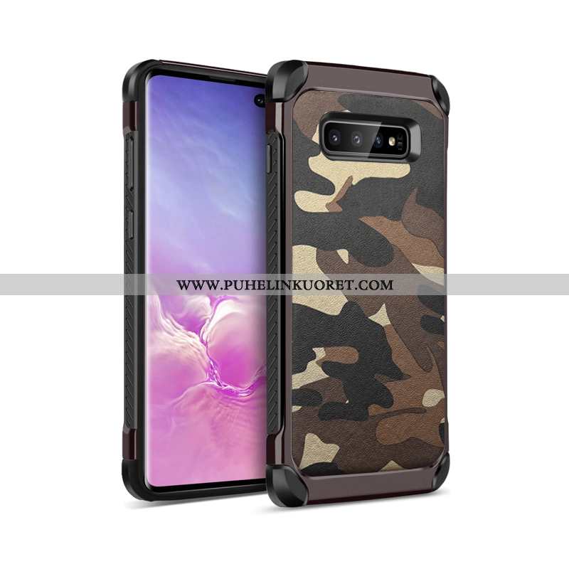 Kuori, Kuoret Samsung Galaxy S10 Suuntaus Silikonikuori Puhelimen Suupaltti Suojaus Sininen