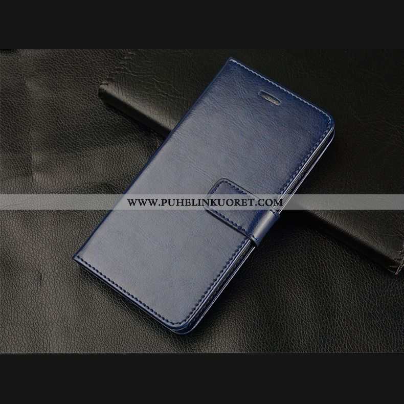 Kotelo, Kuori Samsung Galaxy S10+ Suojaus Nahka Silikoni Kotelo Ruskea