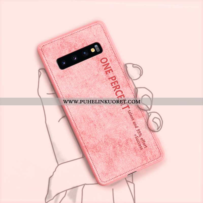 Kotelo, Kuori Samsung Galaxy S10+ Suuntaus Ultra Nahkakuori Jauhe All Inclusive Pinkki