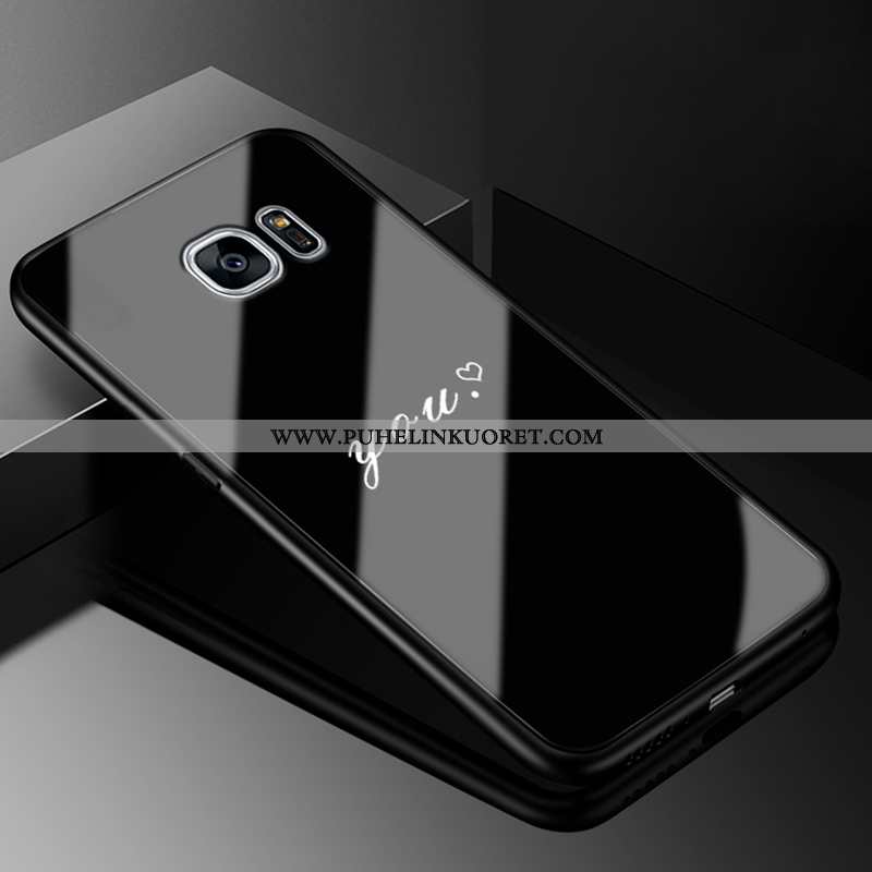 Kuori, Kuoret Samsung Galaxy S7 Edge Suojaus Lasi Kotelo Tila Kova Violetti