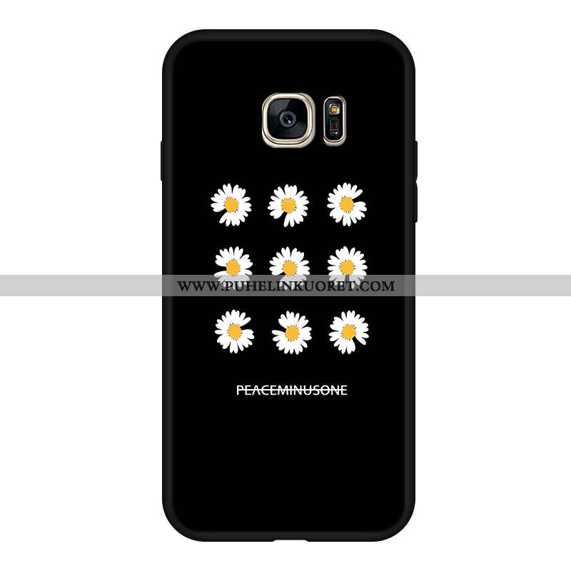 Kuori, Kuoret Samsung Galaxy S7 Suojaus Persoonallisuus Musta Sarjakuva Kuori Mustat