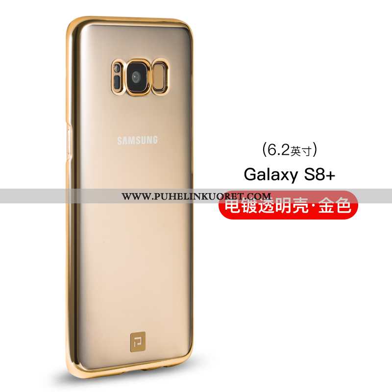 Kuori, Kuoret Samsung Galaxy S8+ Valo Suojaus Ultra Murtumaton Kova Kultainen