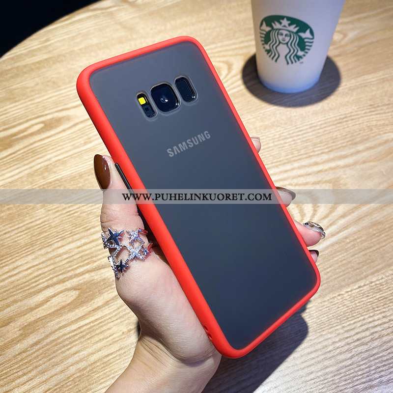 Kuoret, Kotelo Samsung Galaxy S8+ Suojaus Pesty Suede Luova Puhelimen Kuori Punainen