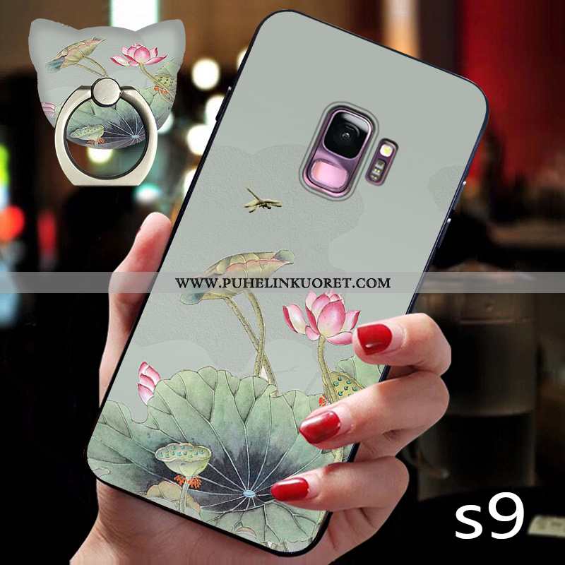 Kuori, Kuoret Samsung Galaxy S9 Valo Silikoni Pesty Suede Kuori Murtumaton Pinkki