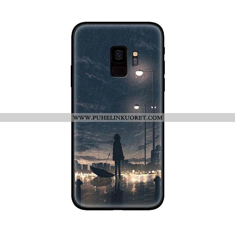 Kuori, Kuoret Samsung Galaxy S9 Silikoni Suojaus Violetti Puhelimen Pesty Suede