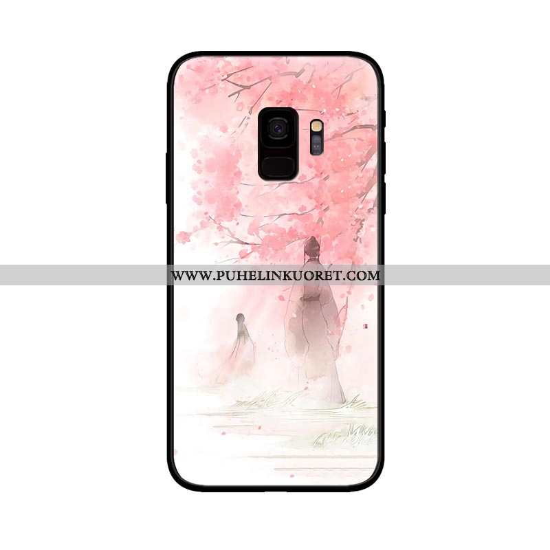 Kuori, Kuoret Samsung Galaxy S9 Silikoni Suojaus Violetti Puhelimen Pesty Suede