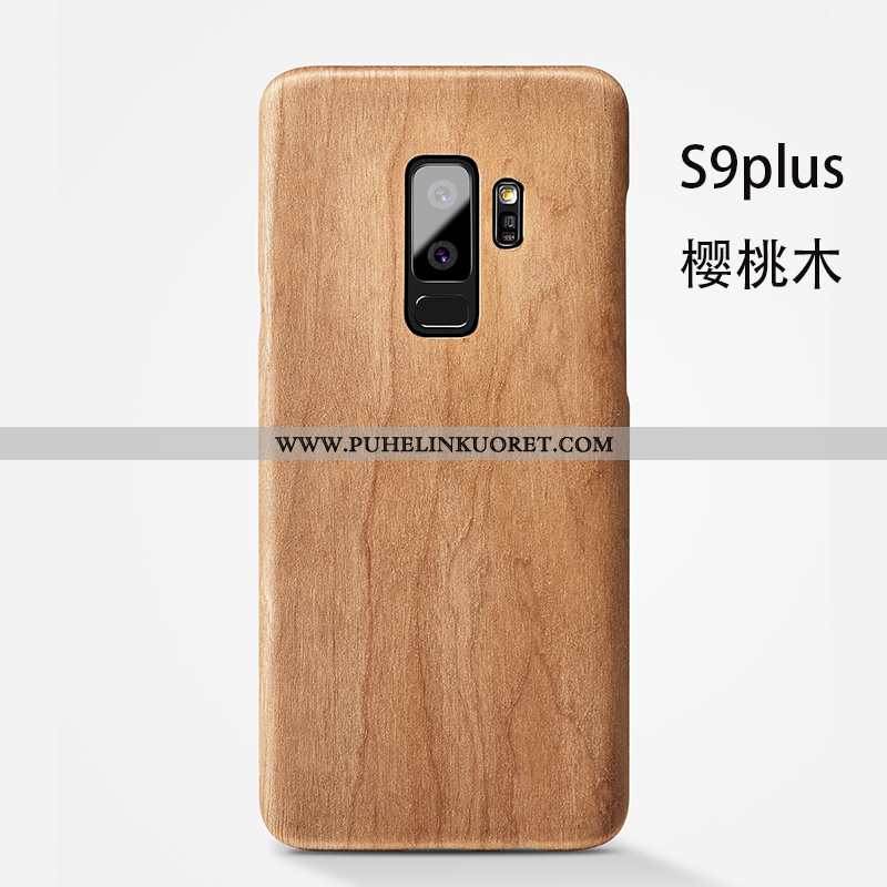 Kotelo, Kuori Samsung Galaxy S9+ Suojaus Pesty Suede Kotelo Persoonallisuus Valo Ruskea