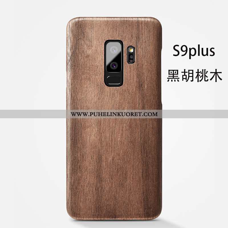 Kotelo, Kuori Samsung Galaxy S9+ Suojaus Pesty Suede Kotelo Persoonallisuus Valo Ruskea