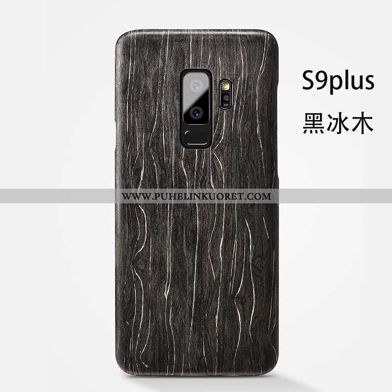 Kotelo, Kuori Samsung Galaxy S9+ Suojaus Pesty Suede Kotelo Persoonallisuus Valo Ruskea