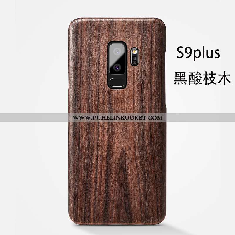 Kotelo, Kuori Samsung Galaxy S9+ Suojaus Pesty Suede Kotelo Persoonallisuus Valo Ruskea