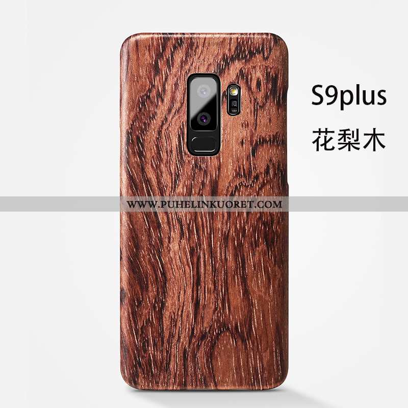 Kotelo, Kuori Samsung Galaxy S9+ Suojaus Pesty Suede Kotelo Persoonallisuus Valo Ruskea