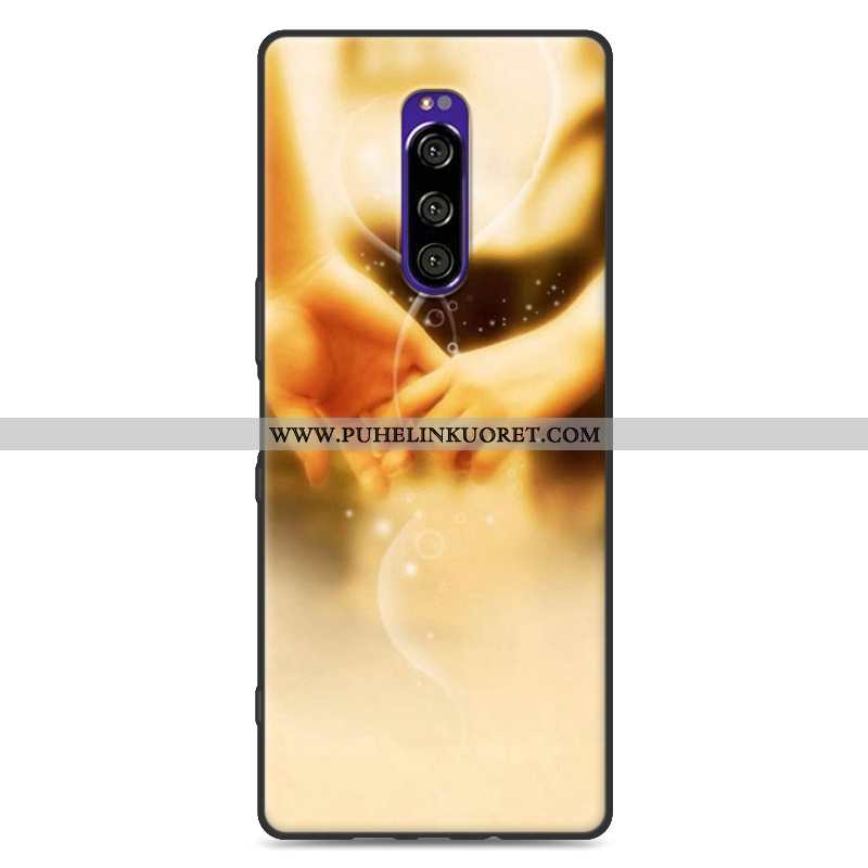 Kotelo, Kuori Sony Xperia 1 Suojaus Pehmeä Neste Kotelo Valkoinen