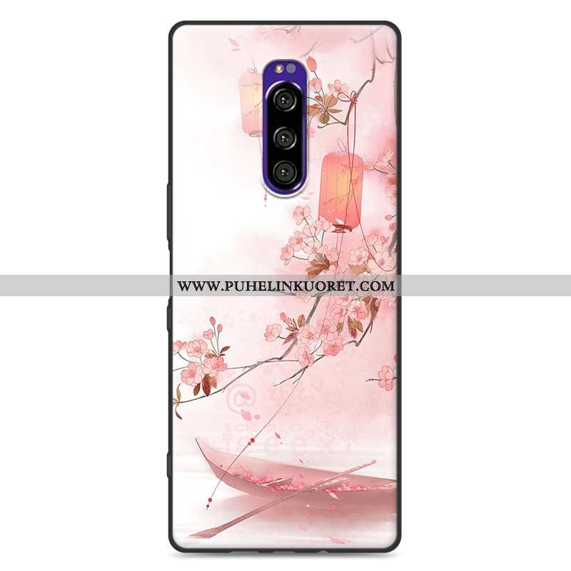 Kuoret, Kotelo Sony Xperia 1 Pesty Suede Luova Tuuli Kuori Puhelimen Pinkki