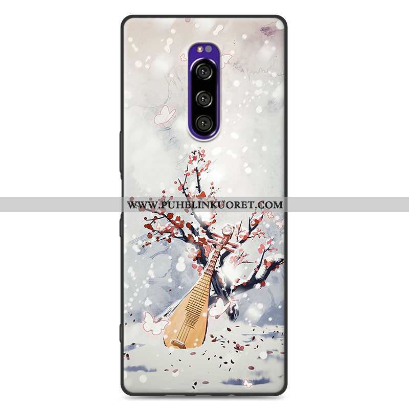 Kuoret, Kotelo Sony Xperia 1 Pesty Suede Luova Tuuli Kuori Puhelimen Pinkki