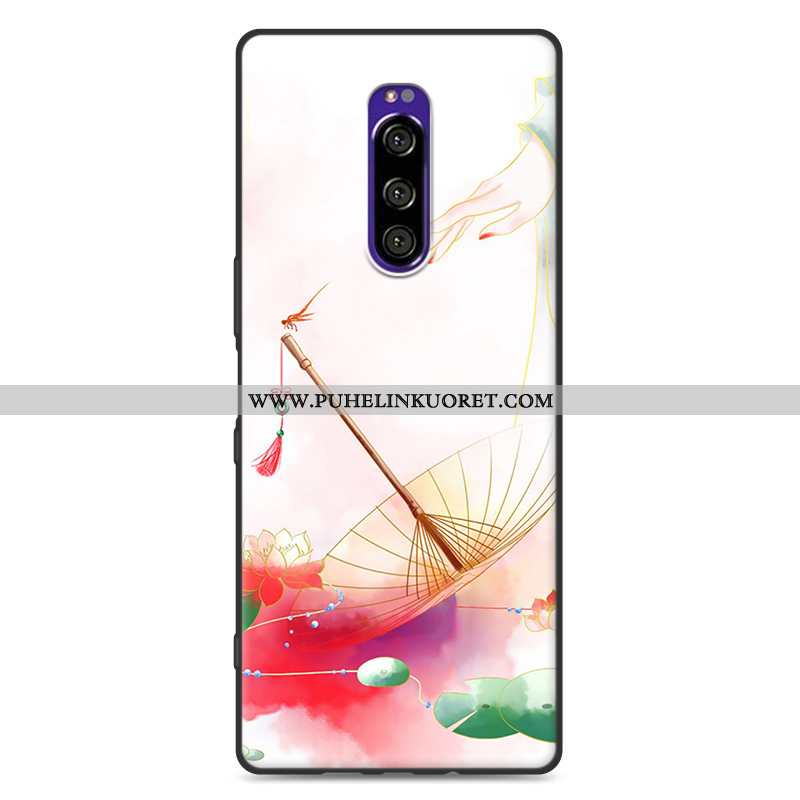 Kuoret, Kotelo Sony Xperia 1 Pesty Suede Luova Tuuli Kuori Puhelimen Pinkki