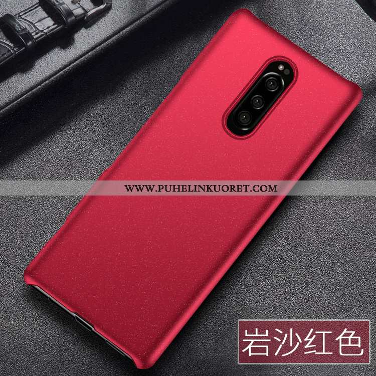 Kuori, Kuoret Sony Xperia 1 Suojaus Pesty Suede Murtumaton Kuori Vihreä