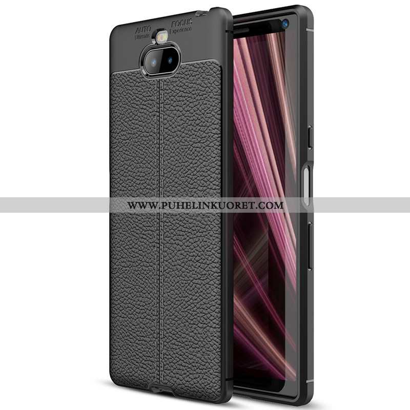 Kuori, Kuoret Sony Xperia 10 Plus Suojaus Musta Kuori Kotelo All Inclusive Mustat