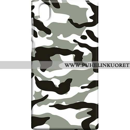 Kotelo, Kuori Sony Xperia L1 Suojaus Pesty Suede Naamiointi Kotelo Camo