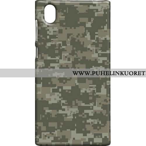 Kotelo, Kuori Sony Xperia L1 Suojaus Pesty Suede Naamiointi Kotelo Camo